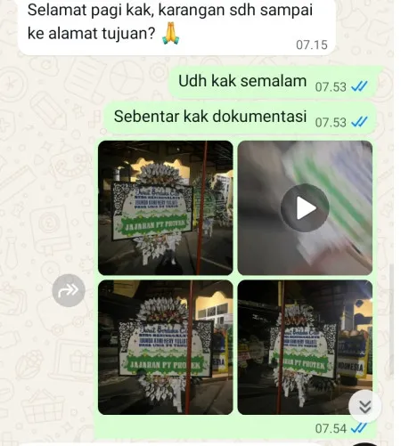 Pengiriman Papan Bunga Selamat Menteng Dalam