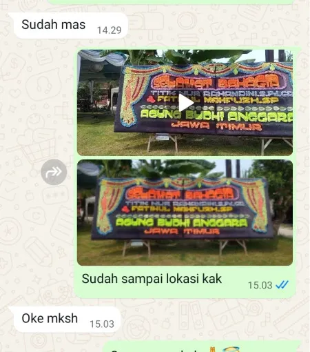 Pengiriman Papan Bunga Menteng Dalam