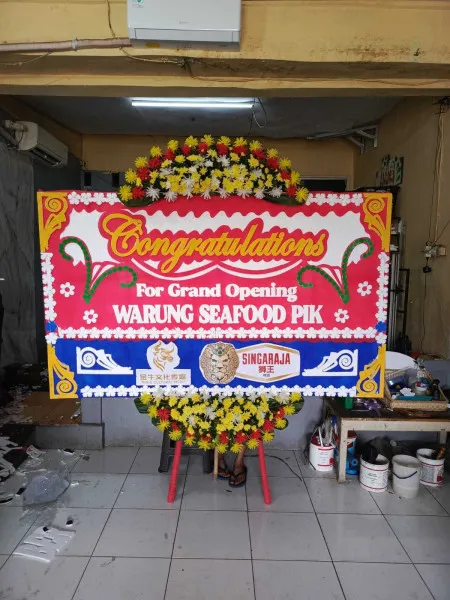 Papan Bunga Ucapan Selamat Menteng Dalam