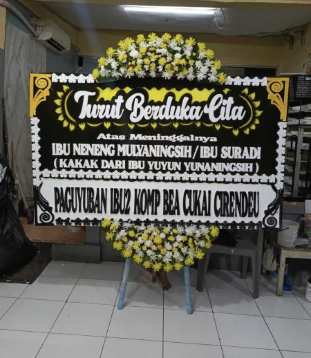 Papan Bunga Duka Menteng Dalam