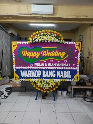 Papan Bunga di Menteng Dalam