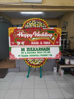 Papan Bunga di Menteng Dalam