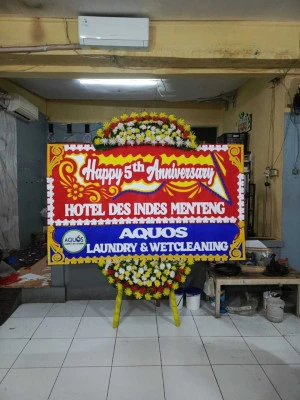 Papan Bunga di Menteng Dalam