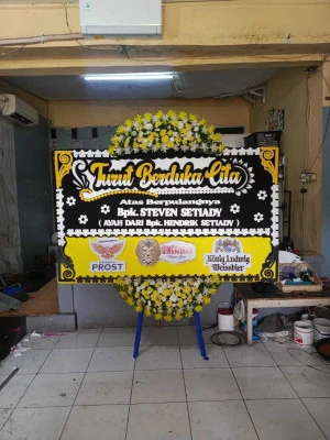 Papan Bunga di Menteng Dalam