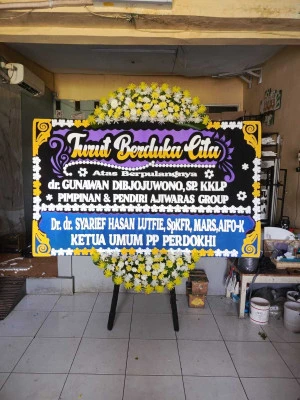 Papan Bunga di Menteng Dalam